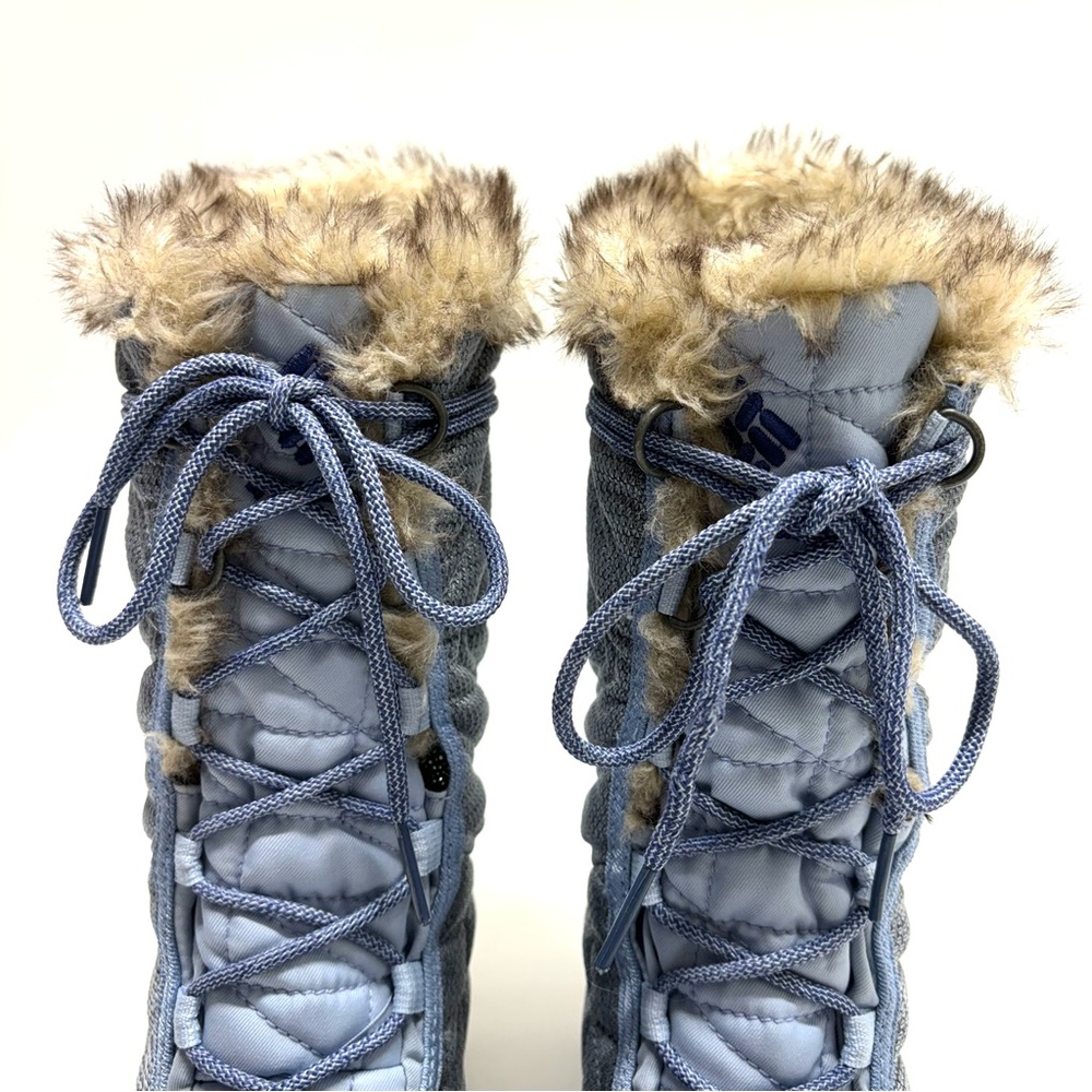 Columbia Gray Winter Boots with Faux Fur Trim - Picture 6 of 16